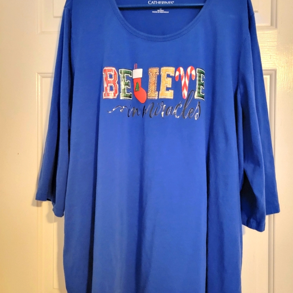 3X Lot of 2 Christmas Motif Tees